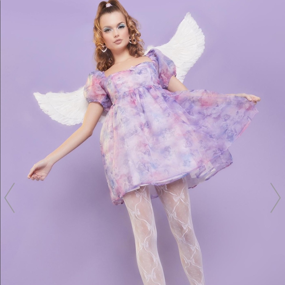 On cloud nine baby doll dress sugar thrillz